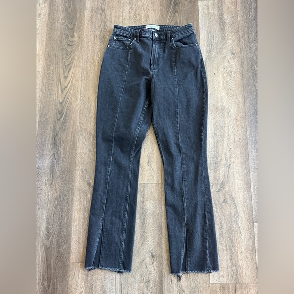 Abercrombie Jeans, black, the shinny high rise. Women’s size 28/6. - Picture 1 of 7